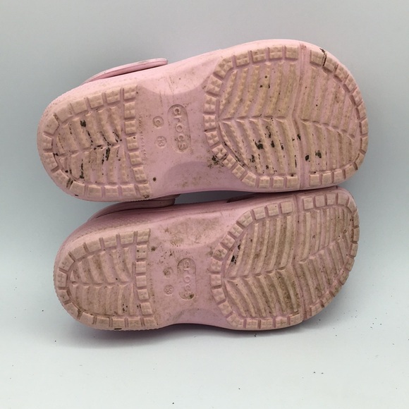 CROCS Pink Kids' Classic Clog Slip On Shoes Kids 13 - Picture 6 of 6